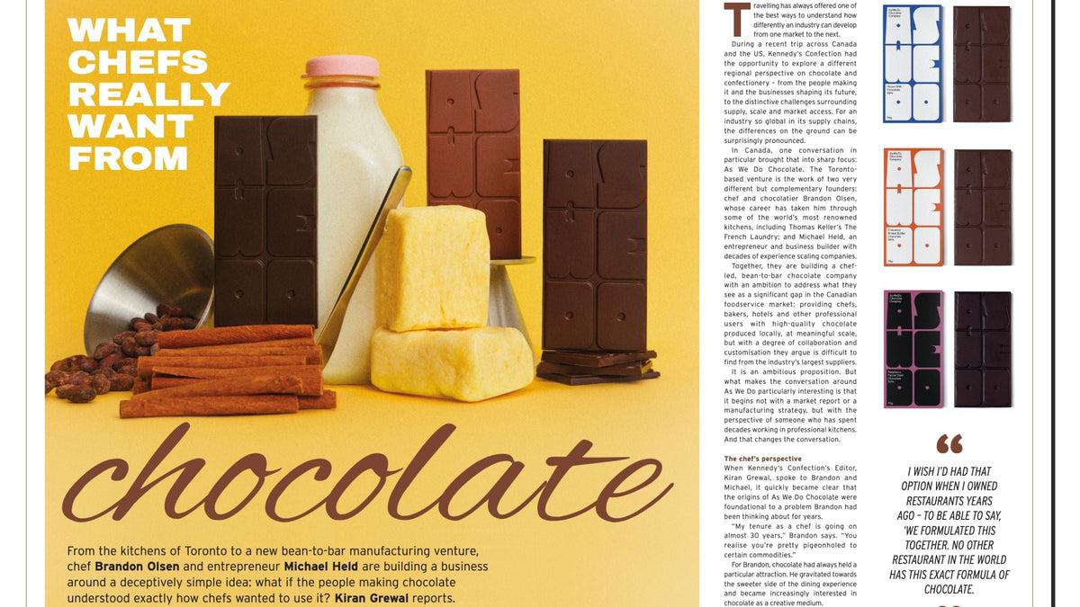 As We Do Chocolates Featured On Kennedy's Confection In The UK