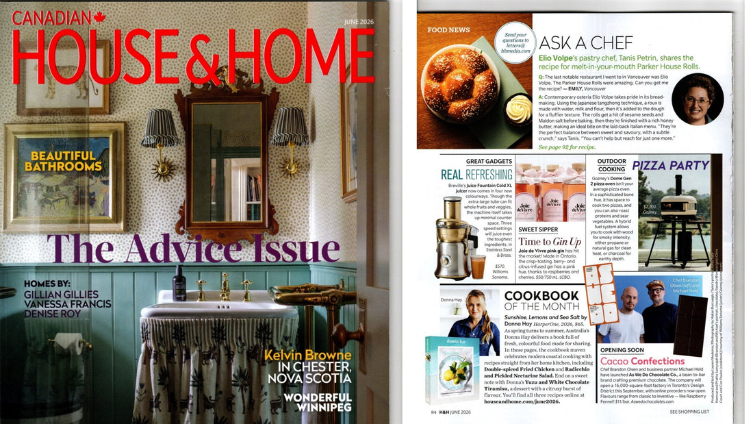 As We Do Chocolates Featured In House & Home Magazine