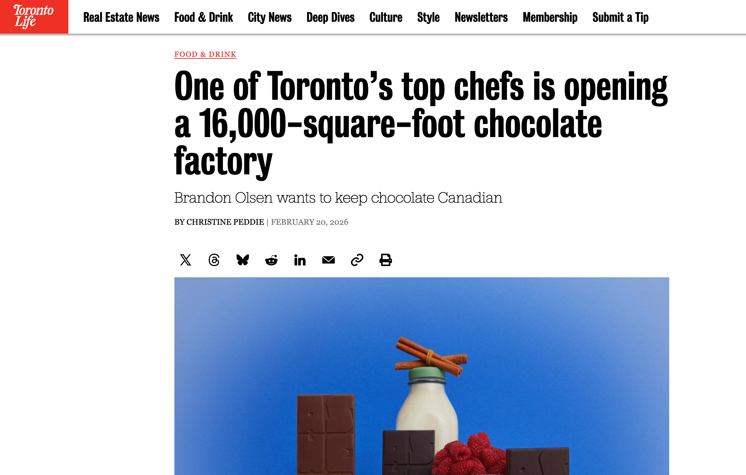 As We Do Chocolate Company Featured in Toronto Life