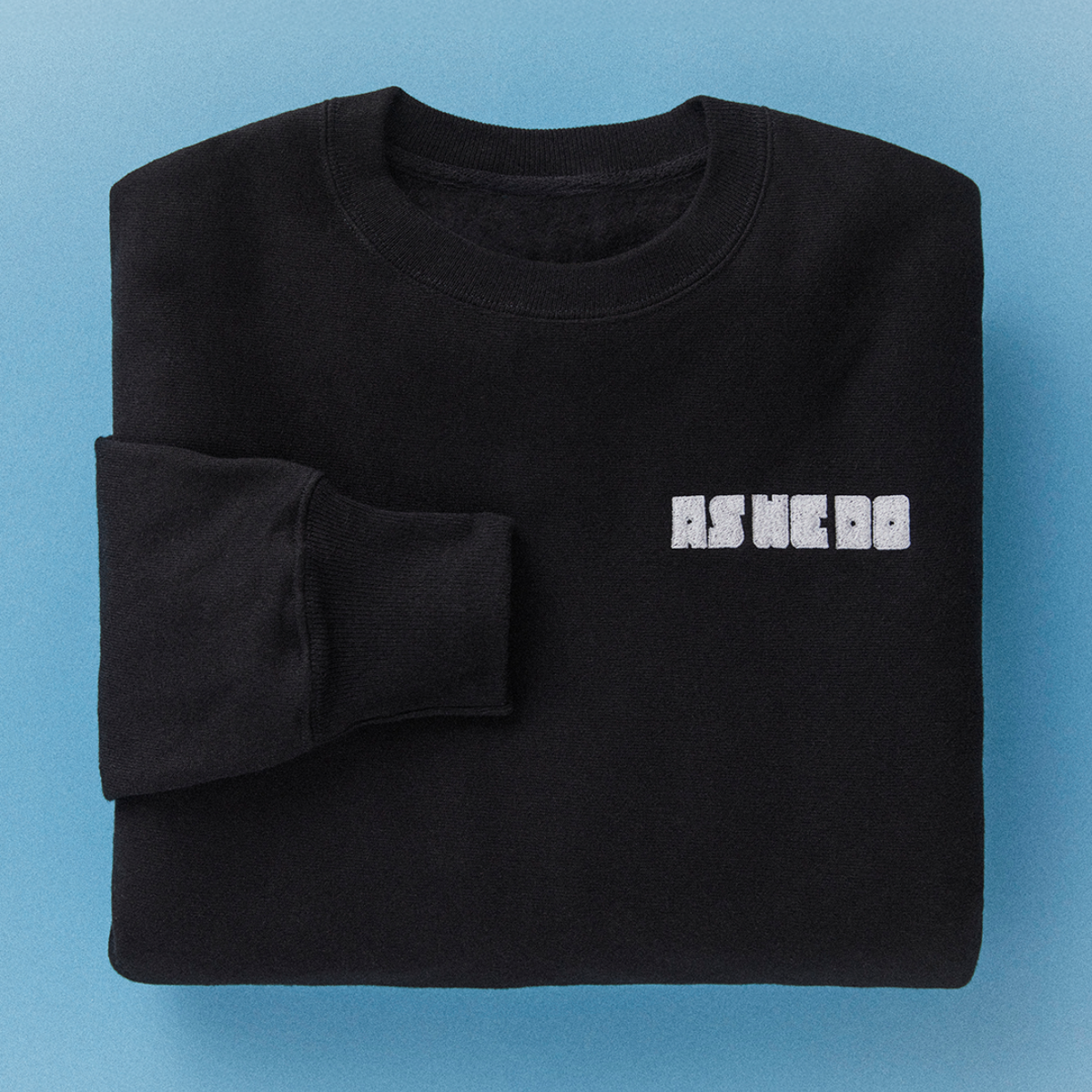 As We Do Branded Unisex Black Sweatshirt w/ As We Do Chocolate Bar of Choice